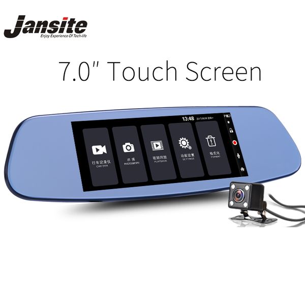jansite 7" touch screen car camera dash cam night vision g-sensor cyclic recording motion detection dual lens reverse image car dvr
jansite 7" touch screen car camera dash cam night vision g-sensor cyclic recording motion detection dual lens reverse image car dvr