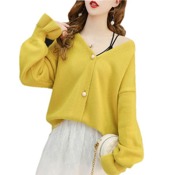 autumn v neck knit sweater women flare long sleeve korean sweaters cardigans solid outwear, Black;white
autumn v neck knit sweater women flare long sleeve korean sweaters cardigans solid outwear, Black;white