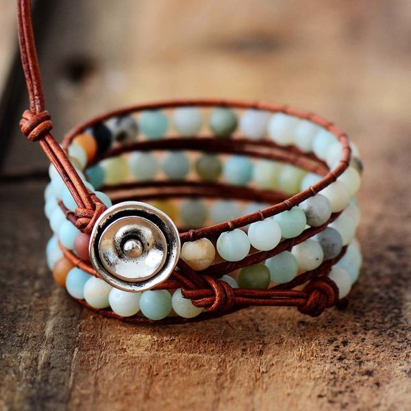vintage leather bracelets 6mm matte ite 3 strands woven wrap bracelet handmade multilayer beads jewelry dropship, Golden;silver
vintage leather bracelets 6mm matte ite 3 strands woven wrap bracelet handmade multilayer beads jewelry dropship, Golden;silver