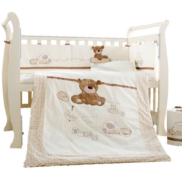9pcs cotton baby cot bedding set newborn crib bedding detachable quilt pillow bumpers sheet cot bed linen 4 size
9pcs cotton baby cot bedding set newborn crib bedding detachable quilt pillow bumpers sheet cot bed linen 4 size