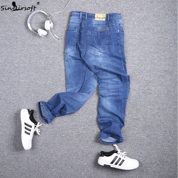 summer thin section breathable jeans men's casual cotton soft loose large size 36-50 classic blue trousers new straight denim
summer thin section breathable jeans men's casual cotton soft loose large size 36-50 classic blue trousers new straight denim