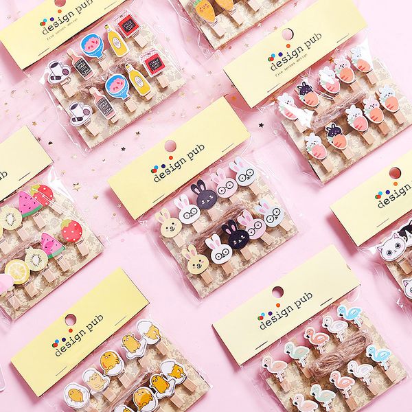 8 styles 10pcs cartoon wooden flamingo ornaments p clip with rope kids birthday party decoration postcard clips
8 styles 10pcs cartoon wooden flamingo ornaments p clip with rope kids birthday party decoration postcard clips