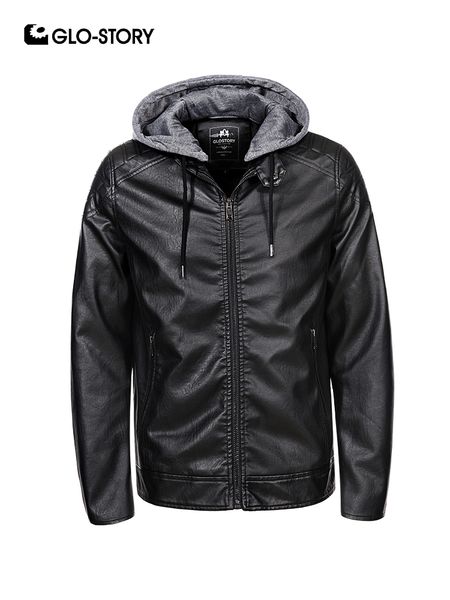 glo-story shipped from european men's 2019 thick leather jackets faux leather jackets fashion motor biker winter for men 7829, Black
glo-story shipped from european men's 2019 thick leather jackets faux leather jackets fashion motor biker winter for men 7829, Black