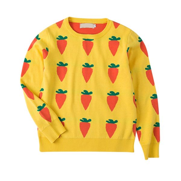 autumn wintner sweat sweater cotton carrot pattern knit bottoming pullover parent-child wear, Blue
autumn wintner sweat sweater cotton carrot pattern knit bottoming pullover parent-child wear, Blue