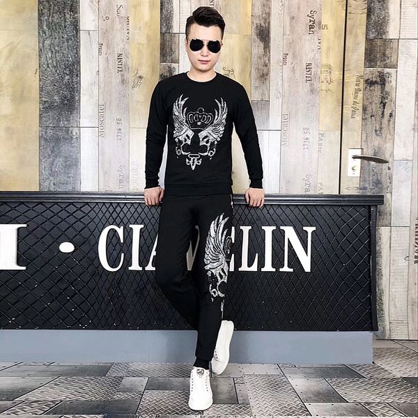 2019 new luxury designer tracksuit sportswear hoodie + pants fashion jogger suits mens pullover sweatshirts track suit plus size -4xl, Gray
2019 new luxury designer tracksuit sportswear hoodie + pants fashion jogger suits mens pullover sweatshirts track suit plus size -4xl, Gray