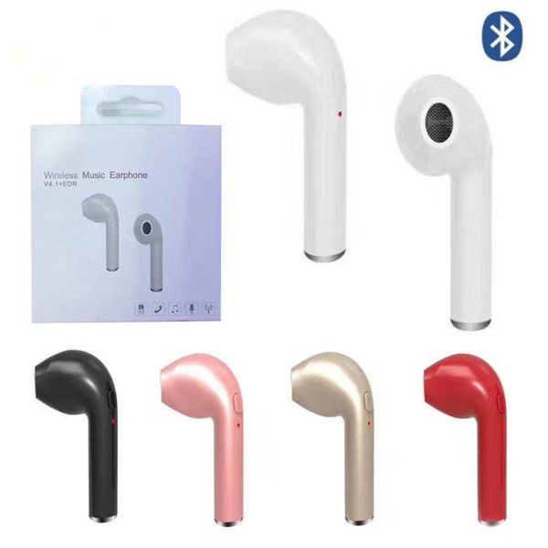 new arrival wireless earphone bluetooth earphones i7 i7s tws earbuds headset with mic for phone iphone xiaomi samsung huawei