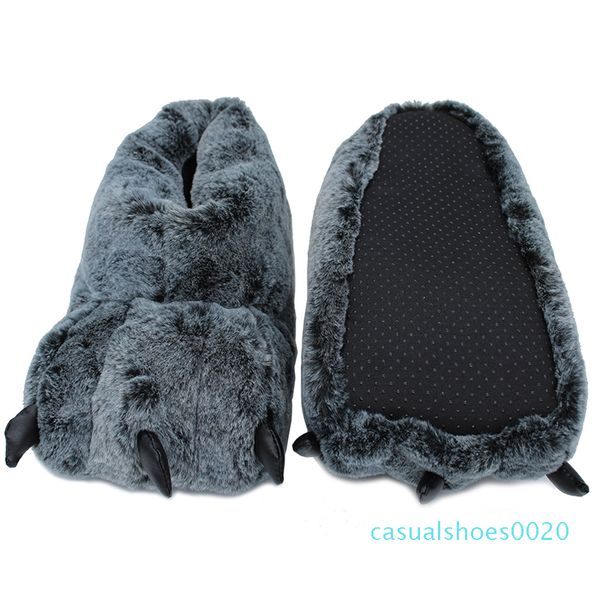 paw slippers funny animal slippers women winter claw plush home slipper men soft indoor floor shoes c20, Black
paw slippers funny animal slippers women winter claw plush home slipper men soft indoor floor shoes c20, Black