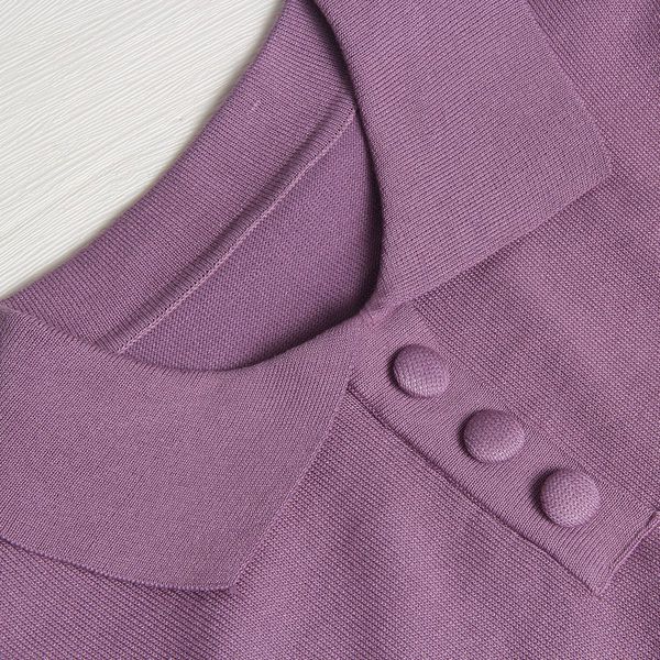 2019 autumn new style fold-down collar khaki simple solid color short sleeved-style casual women's sweater lantern sleeve, White
2019 autumn new style fold-down collar khaki simple solid color short sleeved-style casual women's sweater lantern sleeve, White