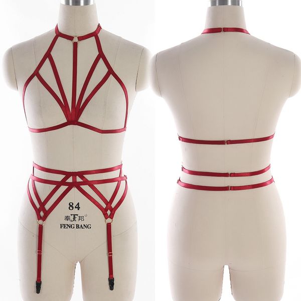 punk pastel goth full body harness women bra leg stockings suspender cage lingerie garter belts set night clubs rave, Black;white
punk pastel goth full body harness women bra leg stockings suspender cage lingerie garter belts set night clubs rave, Black;white