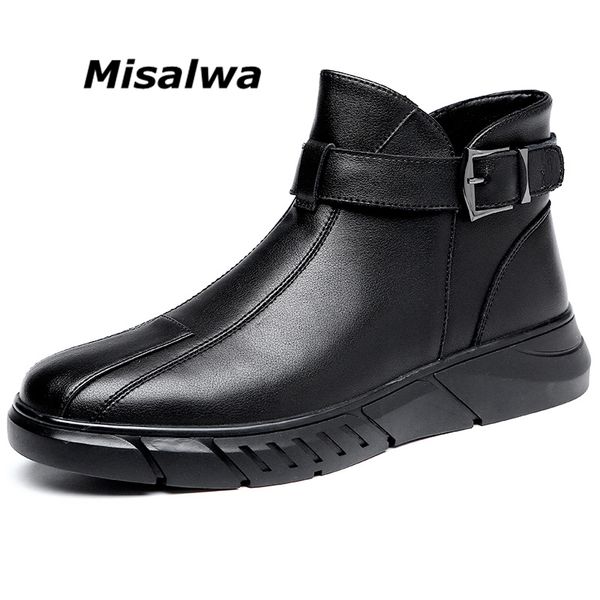 boots misalwa short men winter / spring zipper buckle slip-on black leather ankle platform high-shoes
boots misalwa short men winter / spring zipper buckle slip-on black leather ankle platform high-shoes
