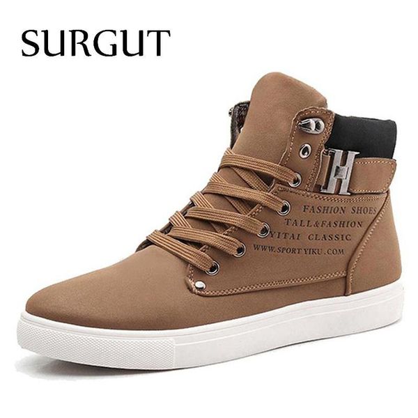surgut men shoes 2019 fashion new winter front lace-up casual ankle boots autumn shoes men wedge fur warm leather, Black
surgut men shoes 2019 fashion new winter front lace-up casual ankle boots autumn shoes men wedge fur warm leather, Black