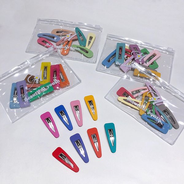 hair accessories acrylic metal pins clips for girl baby kid hairpins headdress children bb clip pin headwear, Slivery;white