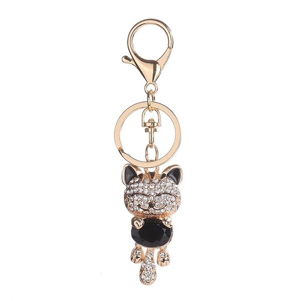 lucky cat cute cat jeweled kitten keychain bag car pendant key-ring fashion jewelry car key-chain gift, Silver
lucky cat cute cat jeweled kitten keychain bag car pendant key-ring fashion jewelry car key-chain gift, Silver