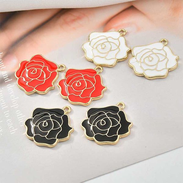 gold tone plated enamel rose flower charms fit fashion earring necklace bracelet ornaments diy jewelry findings ornament pendant, Bronze;silver
gold tone plated enamel rose flower charms fit fashion earring necklace bracelet ornaments diy jewelry findings ornament pendant, Bronze;silver