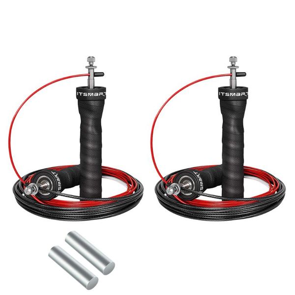 3m steel jump rope anti-slip weighted handle adjustable fitness speed skipping rope for exercise workout weighted training
3m steel jump rope anti-slip weighted handle adjustable fitness speed skipping rope for exercise workout weighted training