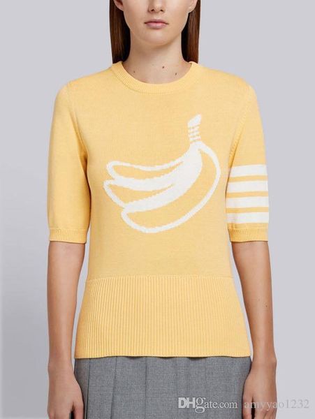 320 2019 autumn women clothes pullover yellow white short sleeve crew neck beads fashion women clothes qian, White;black
320 2019 autumn women clothes pullover yellow white short sleeve crew neck beads fashion women clothes qian, White;black