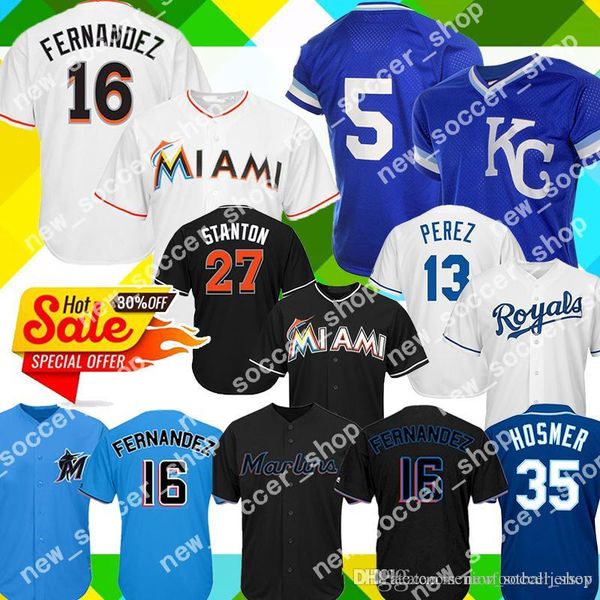 Miami 16 Jose Fernandez Marlins Jersey 27 Giancarlo Stanton Kansas City 13 Salvador Perez Royals 35 Eric Hosmer 16 Bo Jackson 5 Brett
Miami 16 Jose Fernandez Marlins Jersey 27 Giancarlo Stanton Kansas City 13 Salvador Perez Royals 35 Eric Hosmer 16 Bo Jackson 5 Brett