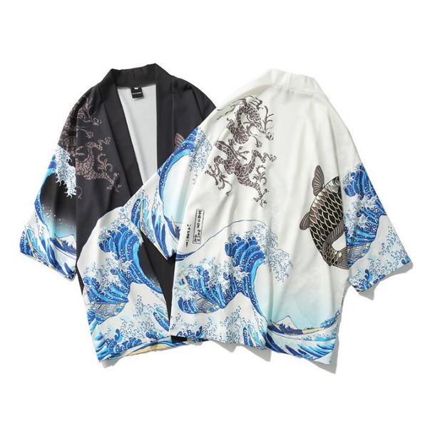 woman man print coat japanese kimono summer cardigan kimono yukata woman thin outer garment, Red
woman man print coat japanese kimono summer cardigan kimono yukata woman thin outer garment, Red