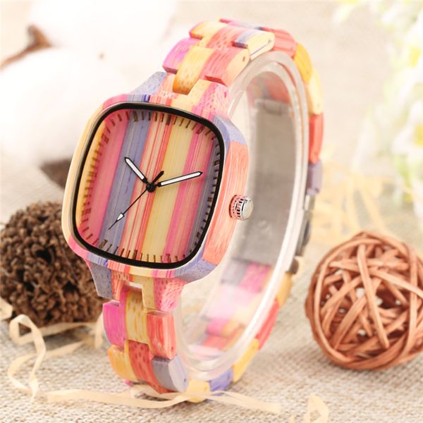 handmade novel design women bamboo watch natural wood quartz analog watches for lady colorful wood bracelet band strap gift, Slivery;brown
handmade novel design women bamboo watch natural wood quartz analog watches for lady colorful wood bracelet band strap gift, Slivery;brown