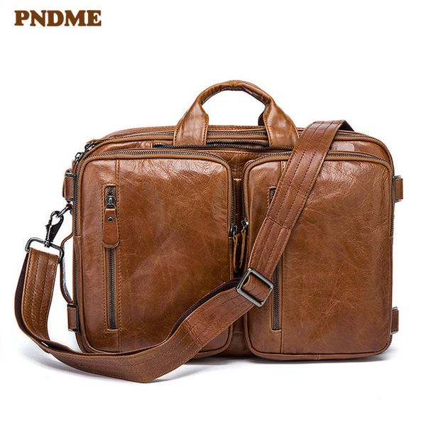 retro genuine leather large-capacity travel briefcase business handbag multi-function natural cowhide shoulder messenger bags
retro genuine leather large-capacity travel briefcase business handbag multi-function natural cowhide shoulder messenger bags