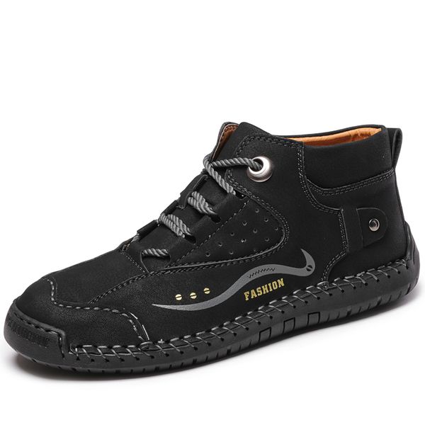 fashion men casual shoes 2019 new men pu leather shoes spring autumn sneakers male footwear lace up rubber driving, Black
fashion men casual shoes 2019 new men pu leather shoes spring autumn sneakers male footwear lace up rubber driving, Black