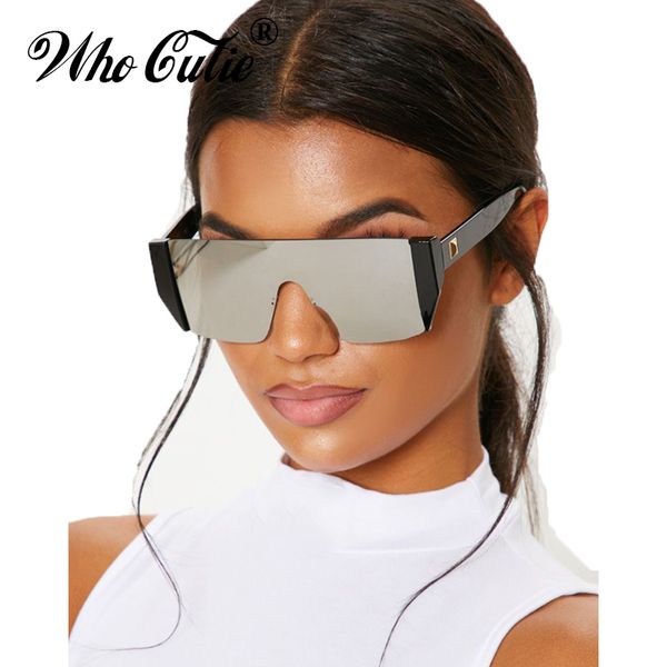 who cutie 2019 futuristic one piece sunglasses men brand designer oversized square rimless sun glasses black shades women om504, White;black
who cutie 2019 futuristic one piece sunglasses men brand designer oversized square rimless sun glasses black shades women om504, White;black
