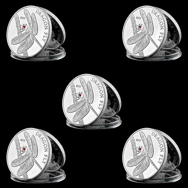 5pcs animal challenge coin cute dragonfly tokelau five dollar silver plated 2012 queen elizabeth ii souvenir coin
5pcs animal challenge coin cute dragonfly tokelau five dollar silver plated 2012 queen elizabeth ii souvenir coin