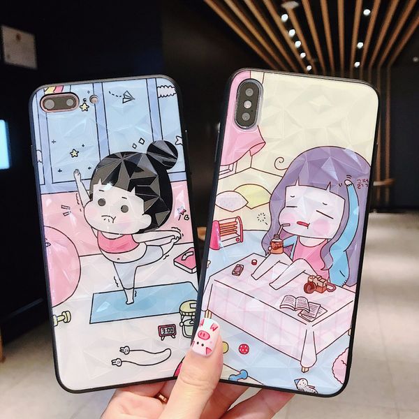 for iphone xr xs max phone case cartoon little girl fitness 6 7 8 x plus diamond pattern tpu soft cell phone case
for iphone xr xs max phone case cartoon little girl fitness 6 7 8 x plus diamond pattern tpu soft cell phone case