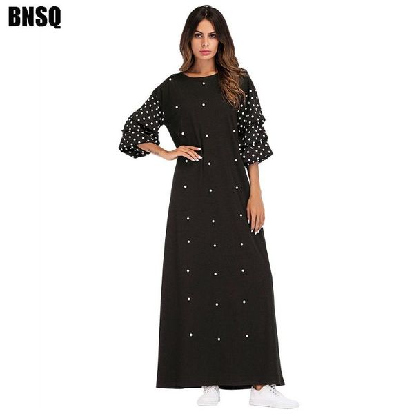bnsq abaya dubai muslim hijab dress for women black cropped sleeve beaded dot print printed pleated maxi dress, Red
bnsq abaya dubai muslim hijab dress for women black cropped sleeve beaded dot print printed pleated maxi dress, Red