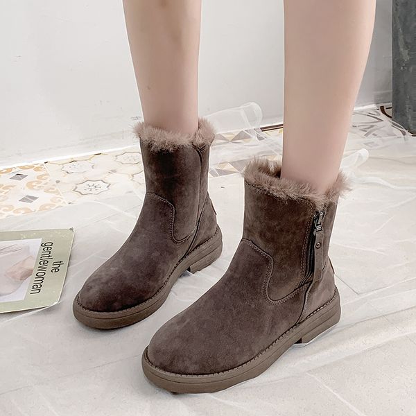 women's boots autumn leather booties shoes woman winter shoes low heels booties round toe lace up australia luxury designer, Black
women's boots autumn leather booties shoes woman winter shoes low heels booties round toe lace up australia luxury designer, Black