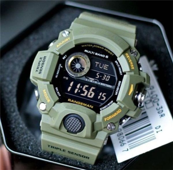 shock man 9400 cat luxury men's watch sports quartz digital watch triple induction solar life waterproof and shockproof, world time led, Slivery;brown
shock man 9400 cat luxury men's watch sports quartz digital watch triple induction solar life waterproof and shockproof, world time led, Slivery;brown