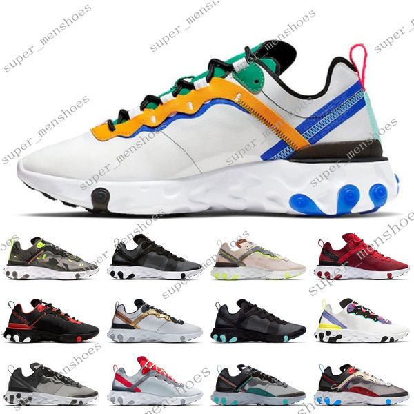 87 element 55 running shoes for men women triple black sail solar red total orange athletic sport sneakers wholesale #0629002
87 element 55 running shoes for men women triple black sail solar red total orange athletic sport sneakers wholesale #0629002