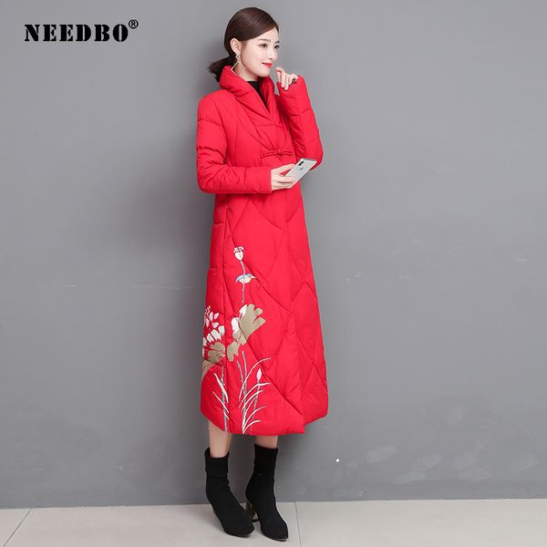 winter jacket women long parka chinese style oversize woman winter coats puffer jackets padded parka mujer thicken outerwear, Black
winter jacket women long parka chinese style oversize woman winter coats puffer jackets padded parka mujer thicken outerwear, Black
