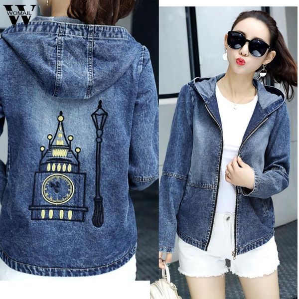 womail denim jeans coat winter fashion zipper cardigan print hooded coats with pockets women jackets and coats 2019, Black;brown
womail denim jeans coat winter fashion zipper cardigan print hooded coats with pockets women jackets and coats 2019, Black;brown