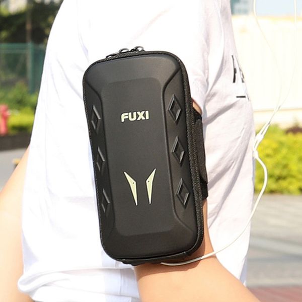 

fluorescence pu running bag arm bag pouch armband pack trail running jogging gym fitness wallet pouch for cell phone key