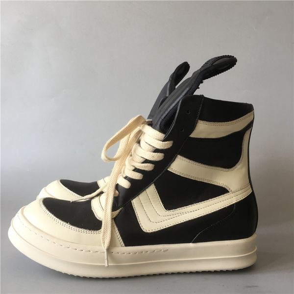 genuine leather classical patchwork dunk flat basket trainer boots lace up real picture quality high street boots, Black
genuine leather classical patchwork dunk flat basket trainer boots lace up real picture quality high street boots, Black
