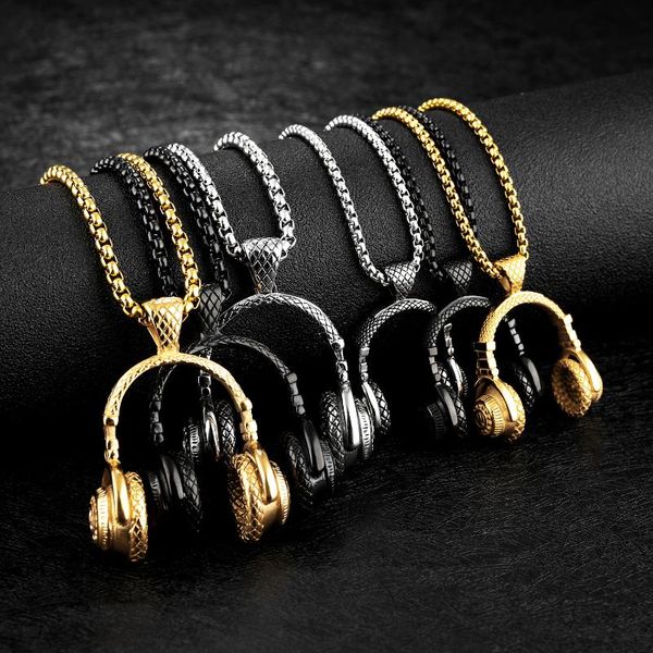 поставка товаров европы и америки аксессуары музыка headset подвеска титана стали ожерелье пары мужчины подвеска, Silver
поставка товаров европы и америки аксессуары музыка headset подвеска титана стали ожерелье пары мужчины подвеска, Silver