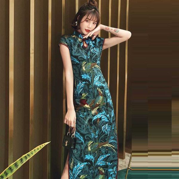 new navy bule vestidos oriental cheongsam dresses women elasticity robe oriental chipao plus size 4xl 3xl dress, Red
new navy bule vestidos oriental cheongsam dresses women elasticity robe oriental chipao plus size 4xl 3xl dress, Red