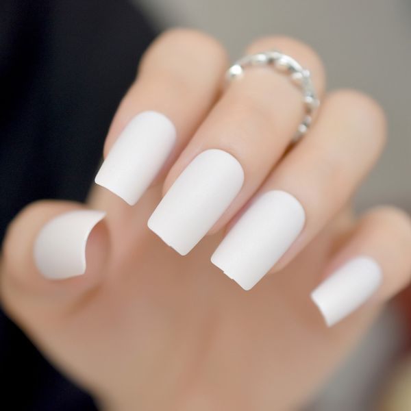 treat yourself press on nail kit milk white matte square fake nail art tips medium size quality diy manicure tips 24 count, Red;gold
treat yourself press on nail kit milk white matte square fake nail art tips medium size quality diy manicure tips 24 count, Red;gold