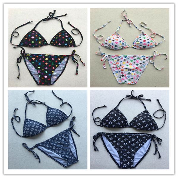 20ll v bikini backless swimsuit new degree flower letter printing 7 colors brand beach bikini, White;black
20ll v bikini backless swimsuit new degree flower letter printing 7 colors brand beach bikini, White;black