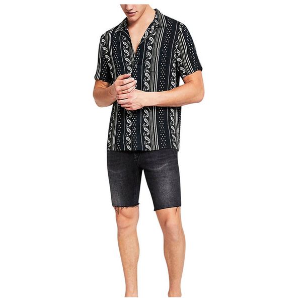 klv shirts men's summer fashion casual lapel leopard short sleeve shirt blouse casual buttons shirt camisa masculina, White;black
klv shirts men's summer fashion casual lapel leopard short sleeve shirt blouse casual buttons shirt camisa masculina, White;black