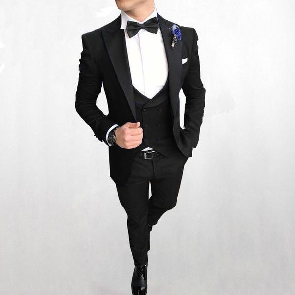peak lapel tuxedos groom wedding men suits mens wedding suits tuxedo costumes de smoking pour hommes men(jacket+pants+tie+vest) 135, Black;gray
peak lapel tuxedos groom wedding men suits mens wedding suits tuxedo costumes de smoking pour hommes men(jacket+pants+tie+vest) 135, Black;gray