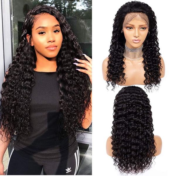 remy hair lace frontal wigs pre-plucked brazilian virgin human hair deep wave 13x6 lace front closure wig, Black;brown
remy hair lace frontal wigs pre-plucked brazilian virgin human hair deep wave 13x6 lace front closure wig, Black;brown