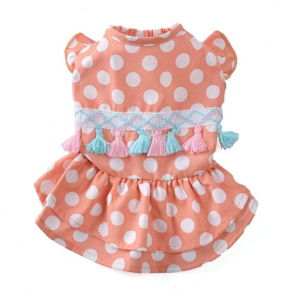 polka dots собак pet платье принцессы рюши рукав кисточка fringe щенок собака юбка одежда лето девушка одевается doggy одежда # b15
polka dots собак pet платье принцессы рюши рукав кисточка fringe щенок собака юбка одежда лето девушка одевается doggy одежда # b15