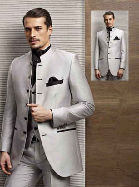 new arrival men suits silver stand collar 4 pieces (jacket+pant+vest+hanskerchief)formal style custume homme terno masculino, White;black
new arrival men suits silver stand collar 4 pieces (jacket+pant+vest+hanskerchief)formal style custume homme terno masculino, White;black