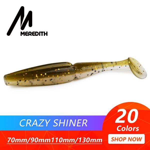 meredith crazy shiner fishing lure 70mm 90mm 110mm 130mm soft baits fishing wobbler bass bait artificial fishing soft lure tacke
meredith crazy shiner fishing lure 70mm 90mm 110mm 130mm soft baits fishing wobbler bass bait artificial fishing soft lure tacke