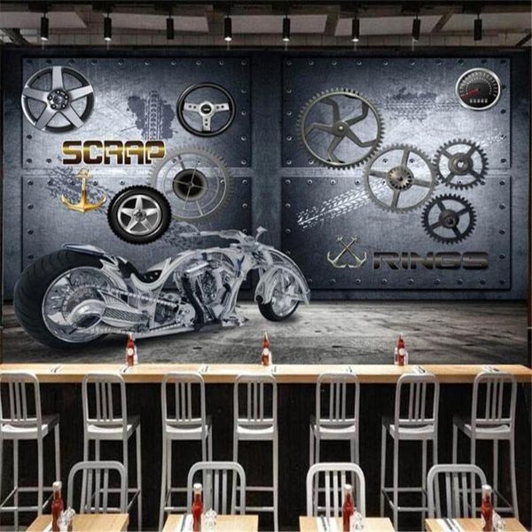milofi european and american industrial machinery motorcycle gear bar restaurant background wall
milofi european and american industrial machinery motorcycle gear bar restaurant background wall