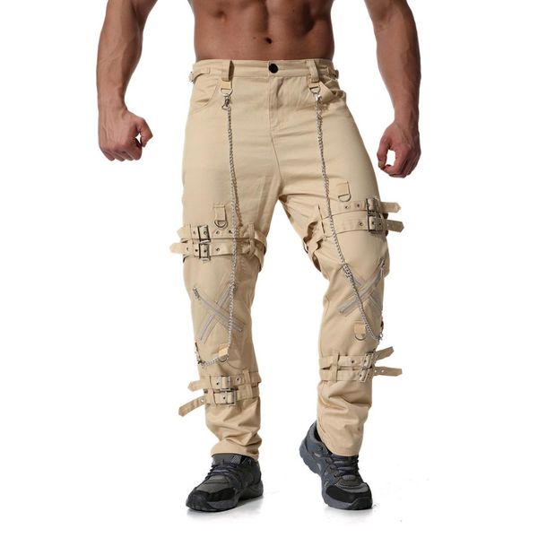 k011european and american four seasons trend men clothing youth men pants zipper decoration large size leisure male trousers, Black
k011european and american four seasons trend men clothing youth men pants zipper decoration large size leisure male trousers, Black