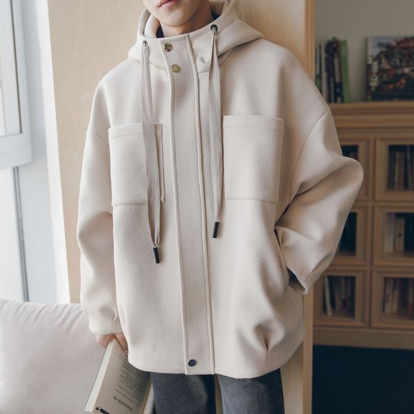winter new woolen jacket men warm fashion retro long-sleeved hooded coat man solid color thicken outwear male clothes wild, Black;brown
winter new woolen jacket men warm fashion retro long-sleeved hooded coat man solid color thicken outwear male clothes wild, Black;brown
