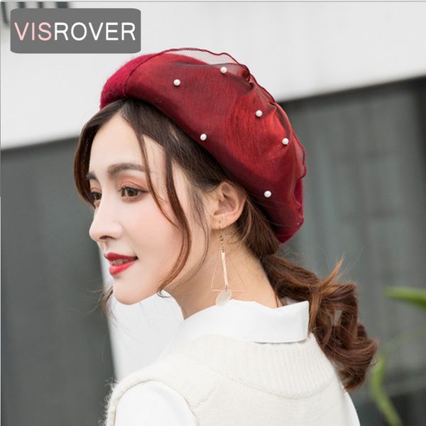 visrover woman wool winter beret female butterfly with pearl wool cap autumn winter hat solid women boina wholesales, Blue;gray
visrover woman wool winter beret female butterfly with pearl wool cap autumn winter hat solid women boina wholesales, Blue;gray
